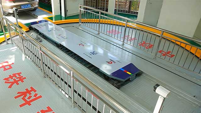 Robotic parking system of underground automated parking