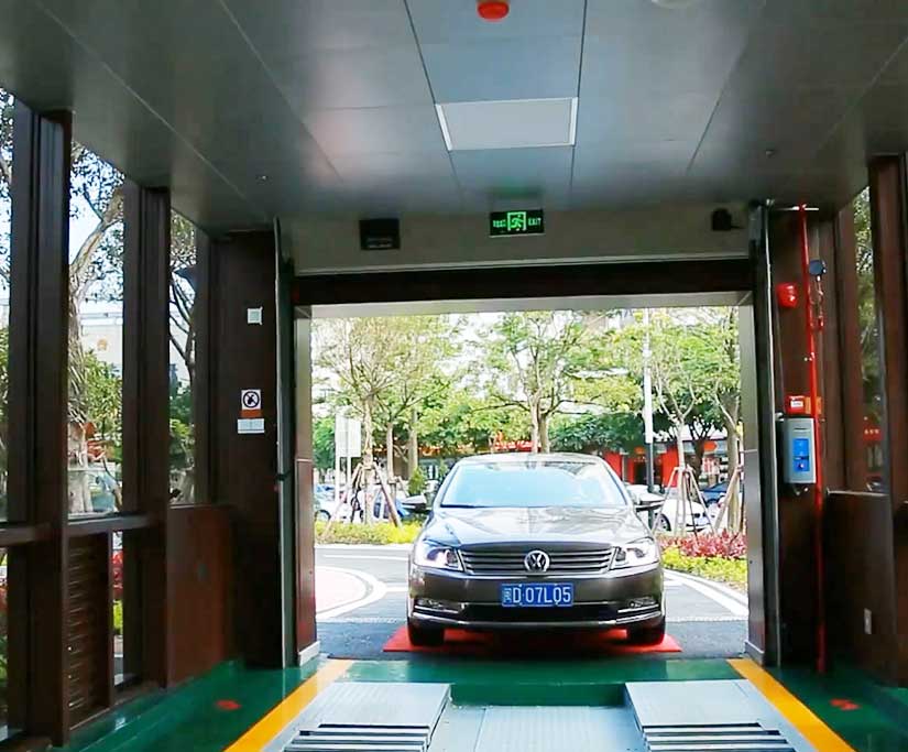 underground automated parking system pictures