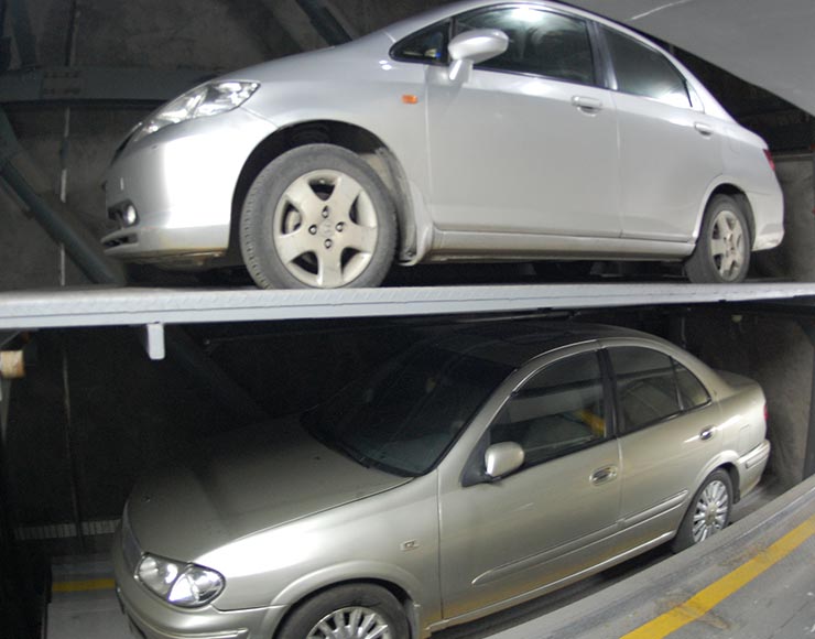 PCS垂直升降类停车设备,塔式立体车库图片